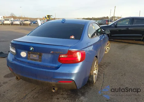 2015 BMW M235 from USA, damaged, VIN WBA1J7C51FV253709